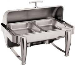 Nồi Buffet Chữ Nhật Chân Inox YH733