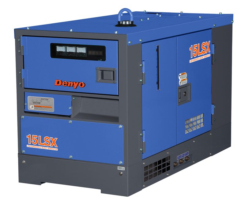 MÁY PHÁT ĐIỆN DENYO 13 KVA ĐỘNG CƠ KUBOTA DCA - 15LSX