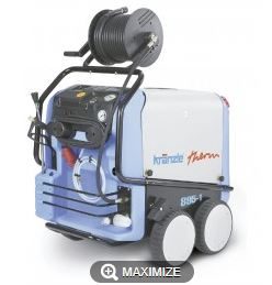 Máy phun rửa áp lực cao Kranzle Therm 635-1 (Incl. hose drum)