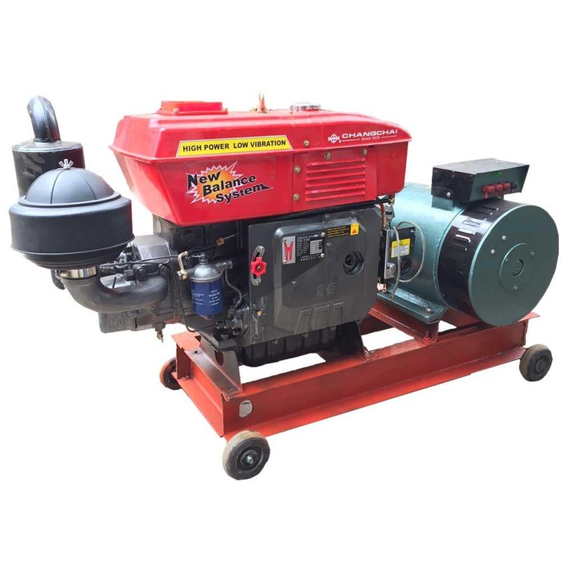 Máy phát điện đầu nổ D24/12kw/380v mát nước