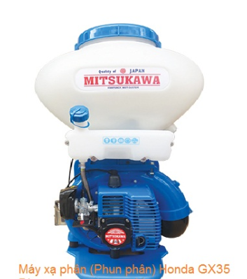 MÁY XẠ PHÂN, PHUN VÔI BỘT CHO CÂY TRỒNG HONDA MITSUKAWA GX35