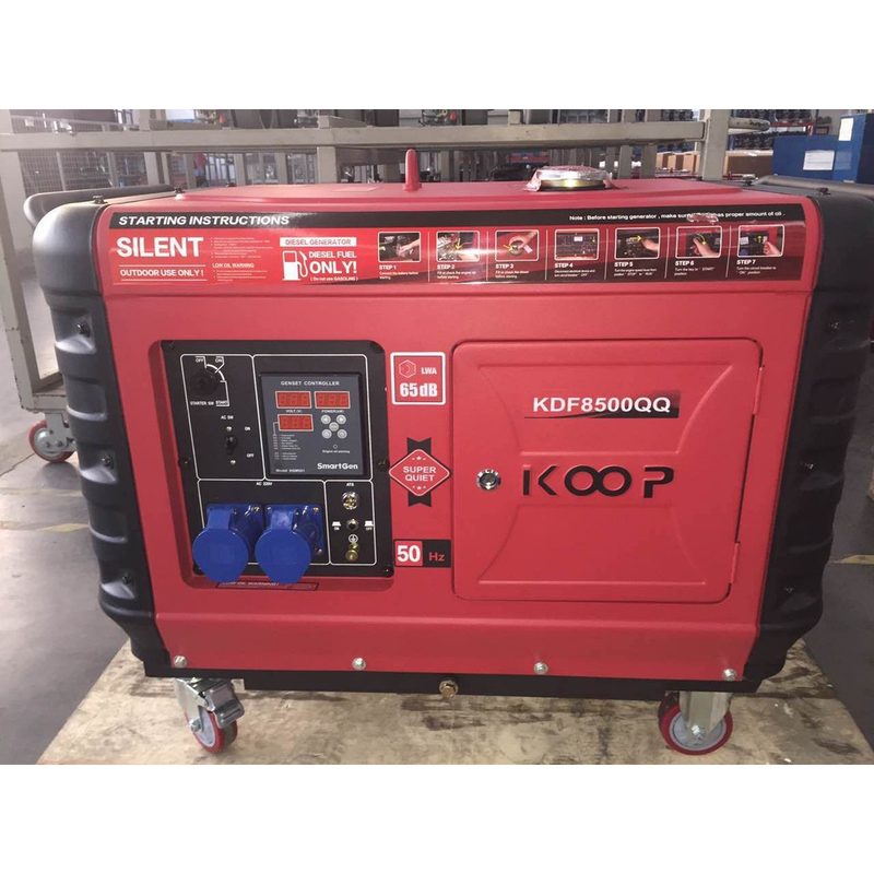 Máy Phát Điện 6Kw Koop KDF8500QQ (Siêu Chống Ồn)