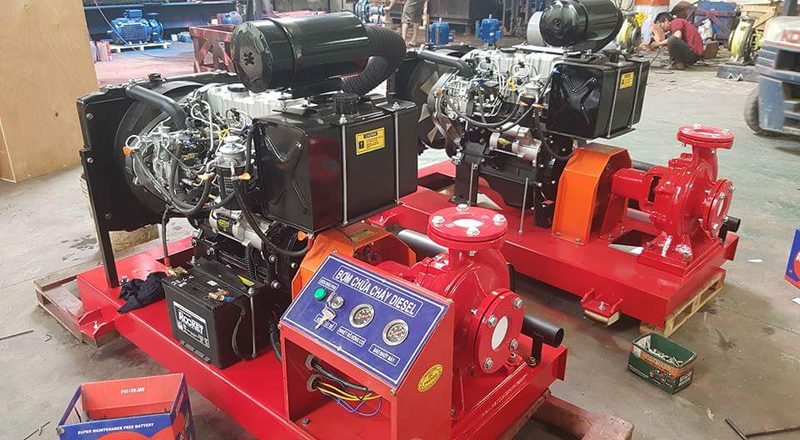Máy bơm chữa cháy Hyundai D4BB - 80HP