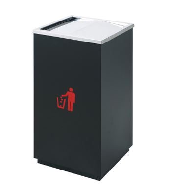 Thùng rác inox nắp bập bênh