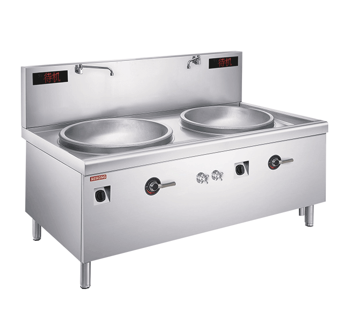 Bếp từ đôi lõm chảo xào trực tiếp OKASU EFC-1/3-8D-08