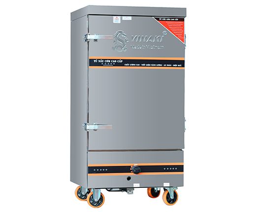 Tủ Cơm 10 Khay Kết Hợp Ga - Điện OKASU VNK10K-GD