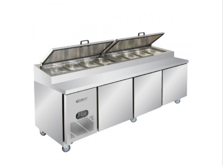 Bàn mát Pizza inox Okasu BS3D/PCF8/Z