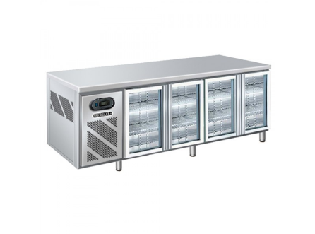 Bàn mát 4 cửa kính Okasu B4D / C8 / 7-SM