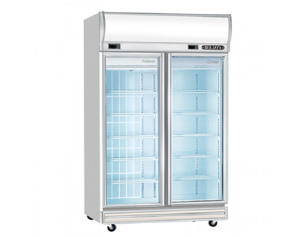 Tủ đông mát 2 cánh kính Okasu 2D / DCF-SM