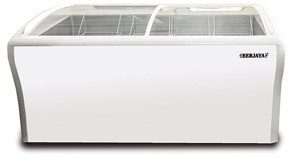 Tủ đông kính cong dạng lùa Berjaya BJY-CFGD400