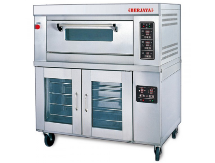 Lò nướng 1 tầng + 12 khay BJY-1B + 12PF-G