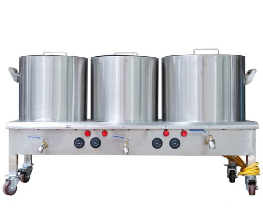 Bộ 3 nồi nấu phở chung bệ OKASU