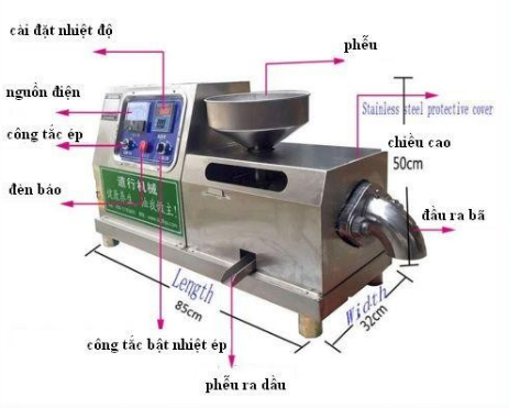 Máy ép dầu lạc VNC-50