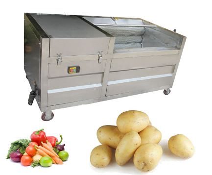 Máy bóc vỏ khoai lang, khoai môn, khoai tây tự động