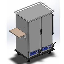 TỦ GIỮ NHIỆT INOX 2 CÁNH FURNOTEL 20 KHAY FHCSS220