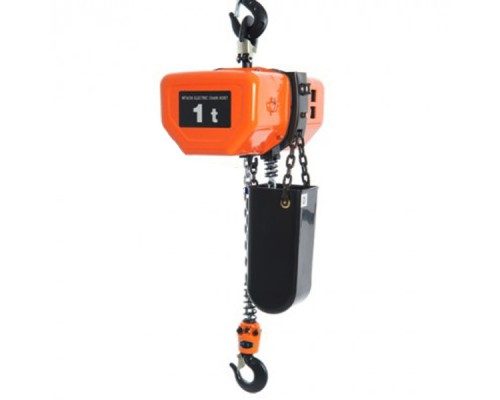 Pa lăng xích điện Hitachi 1 tấn 6 mét di chuyển
