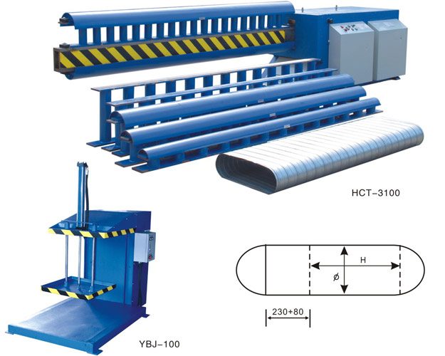 Máy làm ống Oval YBJ-100