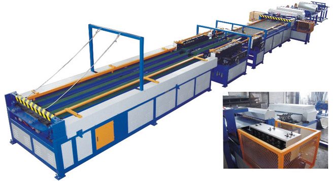 Dây chuyền làm ống gió vuông LINE V