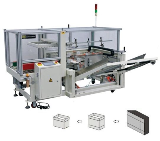 Máy mở, gấp và dán thùng tự động DKX4540