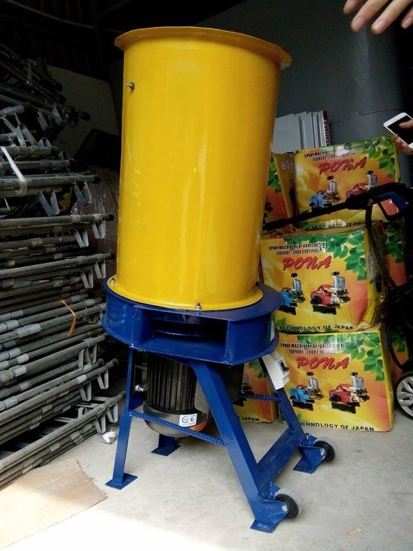 Máy băm rơm, xơ dừa, cỏ voi kiểu ống tròn 3Kw