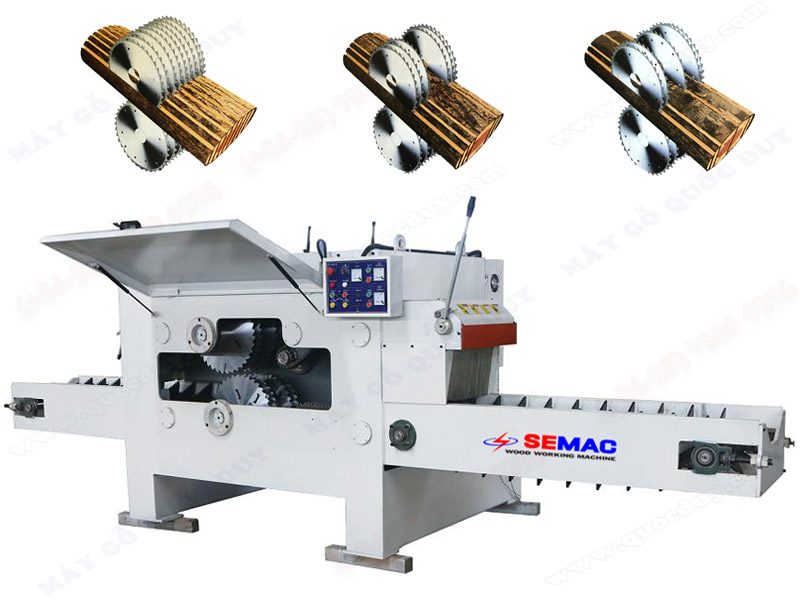 Máy cưa xẻ gỗ hình tròn nhiều lưỡi SEMAC SM-MJY142-40