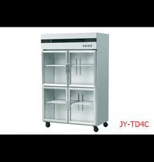 TỦ ĐÔNG 4 CÁNH KÍNH JY-TD4C