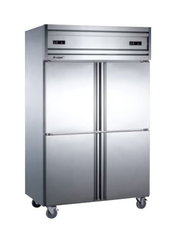 TỦ ĐÔNG MÁT 4 CÁNH INOX KOLNER (Làm lạnh quạt gió)