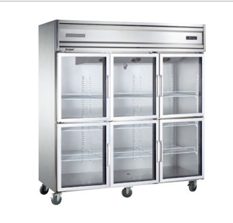 TỦ MÁT 6 CÁNH KÍNH KOLNER (Làm lạnh trực tiếp)
