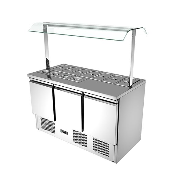 Bàn mát Salad 3 cánh Kolner LS903