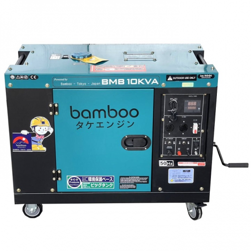 Máy Phát Điện Chạy Dầu Bamboo BMB 10kVA (Đề Cót)