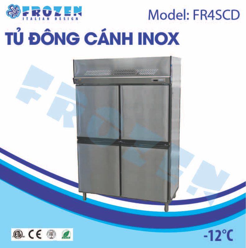 Tủ đông 2 cánh inox Frozen FR4SCD