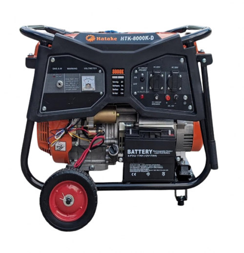 Máy Phát Điện Chạy Xăng 6Kw Hatake HTK-8000K-D