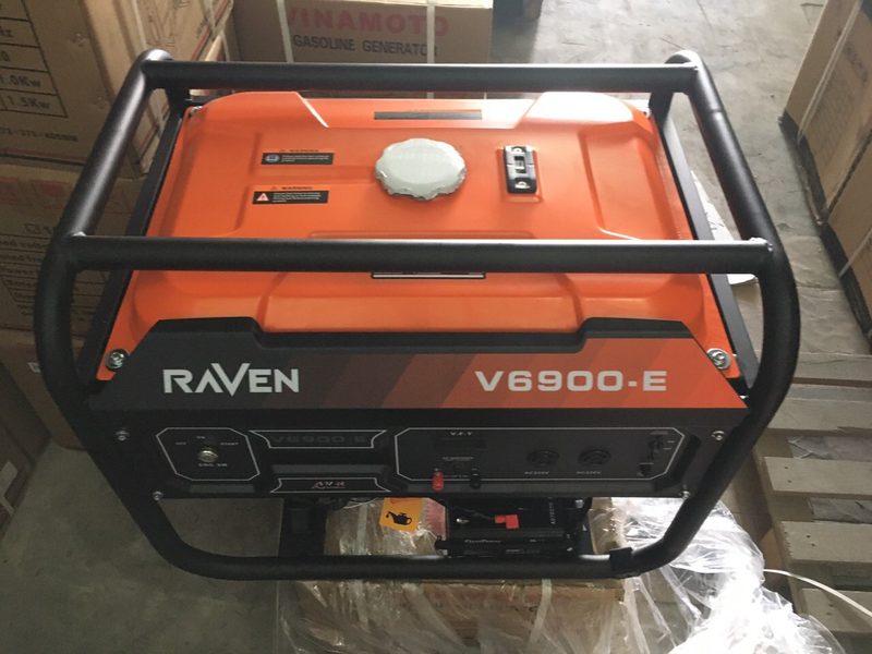 Máy Phát Điện Chạy Xăng 5Kw Raven V6900-E (Đề)