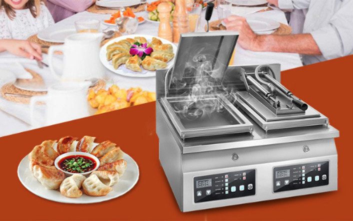 Bếp chiên Gyoza 2 hộc OKS-6KW-A2