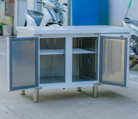 Bàn lạnh Okasu 2 cánh inox 1m2 OKS-I12
