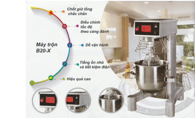 Máy trộn bột đánh trứng Okasu OKS-B20X