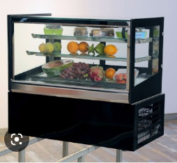 Tủ trưng này mini để bàn kính vuông OKASU OKS-TDS07Z