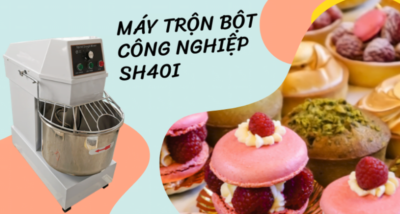 Máy trộn bột công nghiệp SH40I