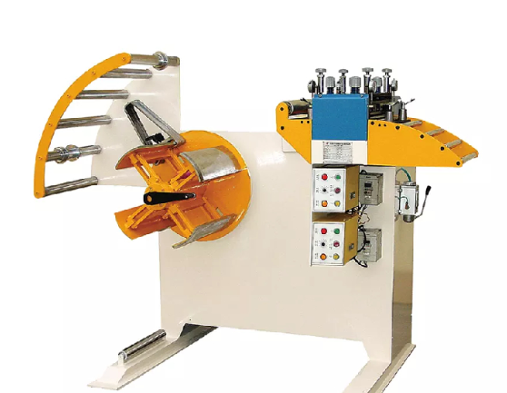Máy xả cuộn, nắn thẳng tấm thép 2 trong 1 GO-400B