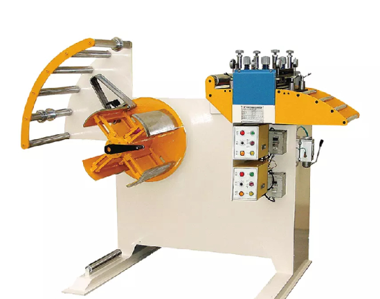 Máy xả cuộn, nắn thẳng tấm thép 2 trong 1 GO-200B