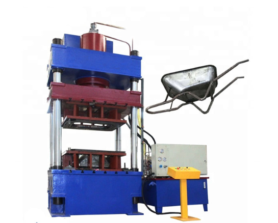 Máy ép thủy lực làm xe rùa-mán chứa thép YQ32-315A	