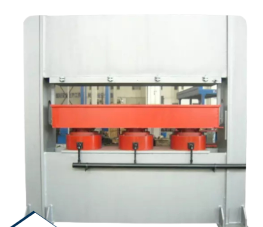 Máy ép nóng melamine tấm ốp chân tường NYJ600T