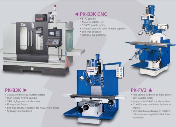 Máy phay Pinnacle PK-B3K-CNC