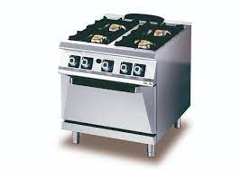 Bếp Âu 4 họng có lò nướng Olis D74/10 CGG