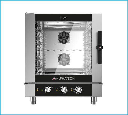 Lò nướng hấp đa năng Alphatech ICEM071E 7 khay dùng điện