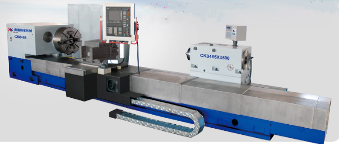 MÁY TIỆN CNC RÃNH TRỤC CÁN THÉP CK8450