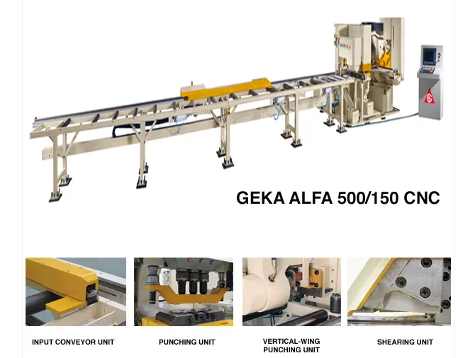 Máy đột dập CNC GEKA ALFA 500/165T