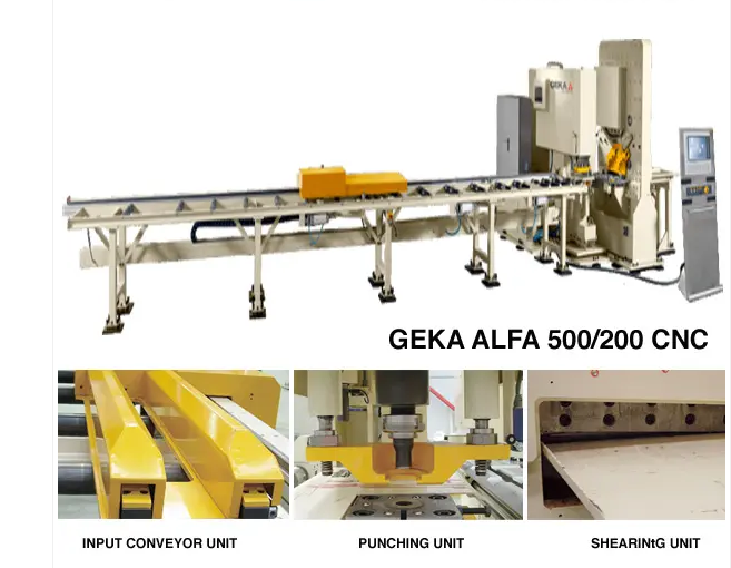 Máy đột dập CNC GEKA ALFA 500/200T