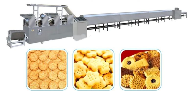 Dây Chuyền Sản Xuất Bánh Quy Xốp Sô Cô La Tự Động VNC210