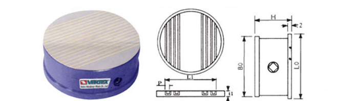 Bàn từ tròn 300mm Vertex VGDW-12
